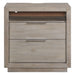 Arcadia - 2-Drawer Nightstand With USB - Gray – Nightstands w/ Charging Stations by Elements International at Furniture Wholesale Plus , Nashville furniture store