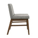 Weston - Upholstery Side Chair (Set of 2) - Walnut With Smoke Fabric – Chair Sets by Elements International at Furniture Wholesale Plus , Nashville furniture store