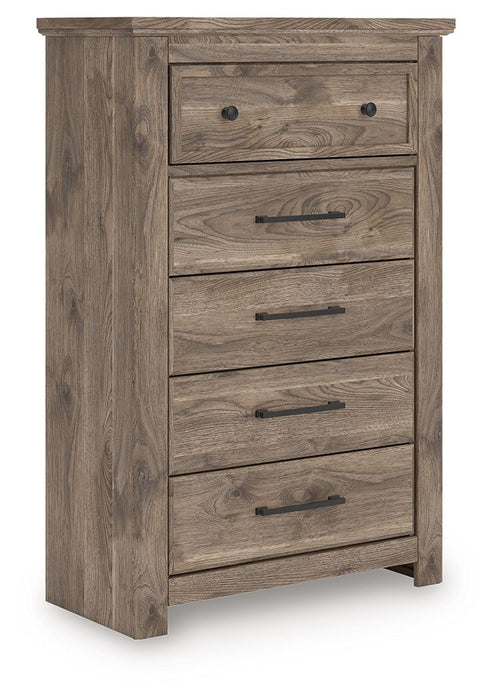 Rusticott - Five Drawer Chest - Brown – Accent Chests by Signature Design by Ashley® at Furniture Wholesale Plus , Nashville furniture store