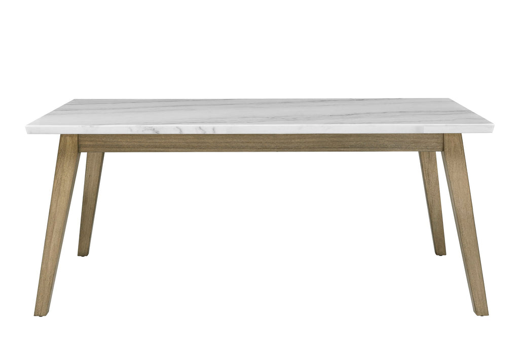 Vida - White Marble Top Dining Table - Dark Brown – Dining Tables by Steve Silver Furniture at Furniture Wholesale Plus , Nashville furniture store