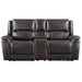 Alexandria - Power Reclining Console Loveseat – Reclining Loveseats by Steve Silver Furniture at Furniture Wholesale Plus , Nashville furniture store