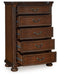 Lavinton - Five Drawer Chest - Brown – Accent Chests by Signature Design by Ashley® at Furniture Wholesale Plus , Nashville furniture store