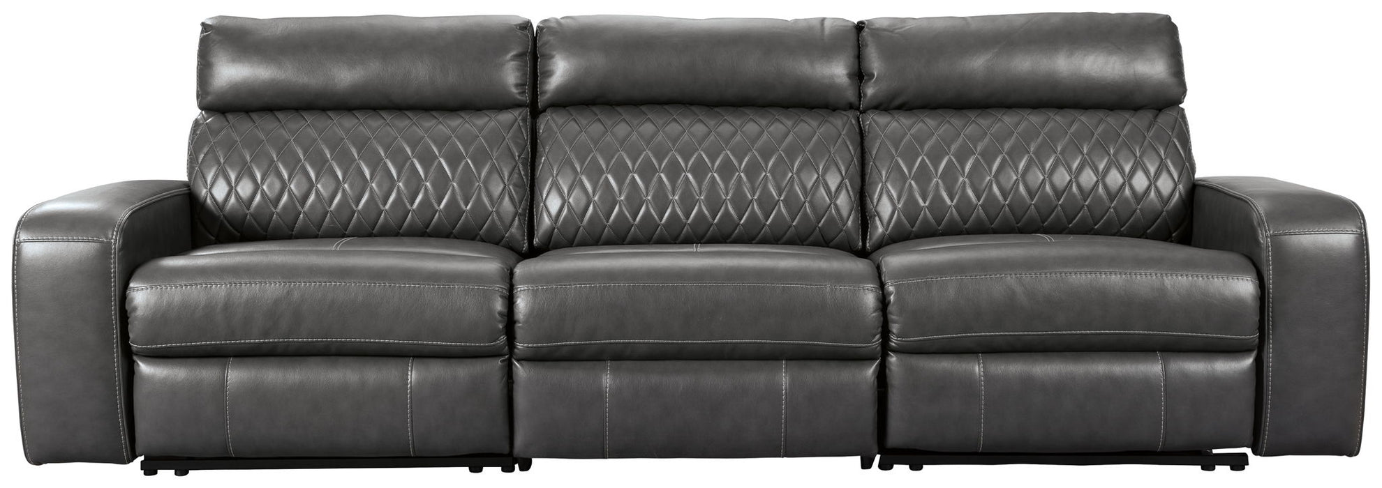 Samperstone - Power Reclining Sectional – Reclining Sectionals by Signature Design by Ashley® at Furniture Wholesale Plus , Nashville furniture store