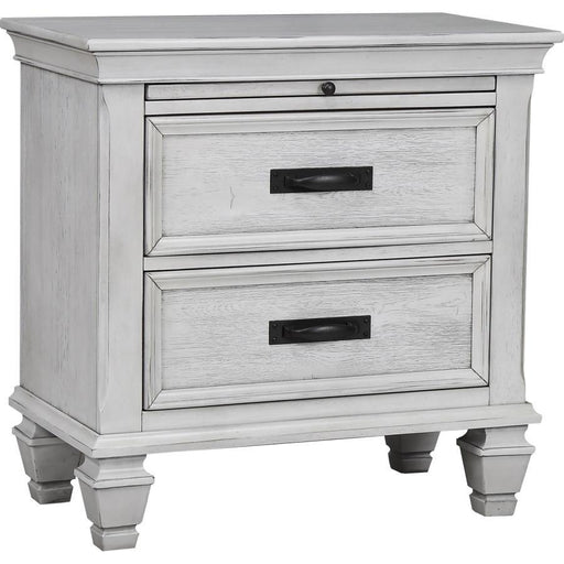 Franco - 2-Drawer Nightstand - Premium Accent Nightstands from CoasterEssence - Just $369! Shop now at Furniture Wholesale Plus  We are the best furniture store in Nashville, Hendersonville, Goodlettsville, Madison, Antioch, Mount Juliet, Lebanon, Gallatin, Springfield, Murfreesboro, Franklin, Brentwood