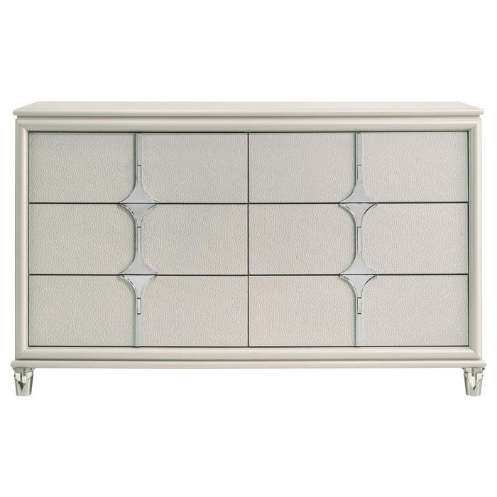 Olivia - 6-Drawer Dresser – Dressers by Coaster Fine Furniture at Furniture Wholesale Plus , Nashville furniture store