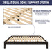 Nix - Platform Bed – Platform Beds by Steve Silver Furniture at Furniture Wholesale Plus , Nashville furniture store