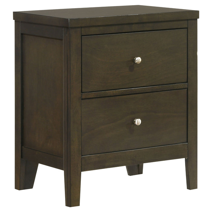Wilkes - 2-Drawer Nightstand Bedside Table - Dark Cocoa – Accent Nightstands by Coaster Fine Furniture at Furniture Wholesale Plus , Nashville furniture store
