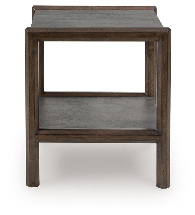 Kallenny - Rectangular End Table - Brown / Gray – End Tables by Signature Design by Ashley® at Furniture Wholesale Plus , Nashville furniture store