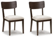 Mallenette - Dining Upholstered Side Chair (Set of 2) - Merlot – Chair Sets by Signature Design by Ashley® at Furniture Wholesale Plus , Nashville furniture store