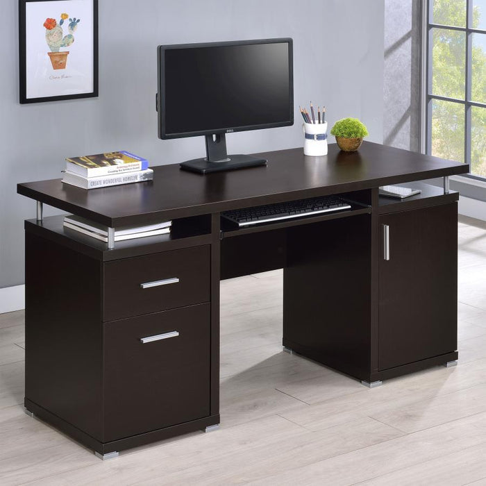 Tracy - 2-Drawer Office Computer Desk – Computer Desks by CoasterEveryday at Furniture Wholesale Plus , Nashville furniture store