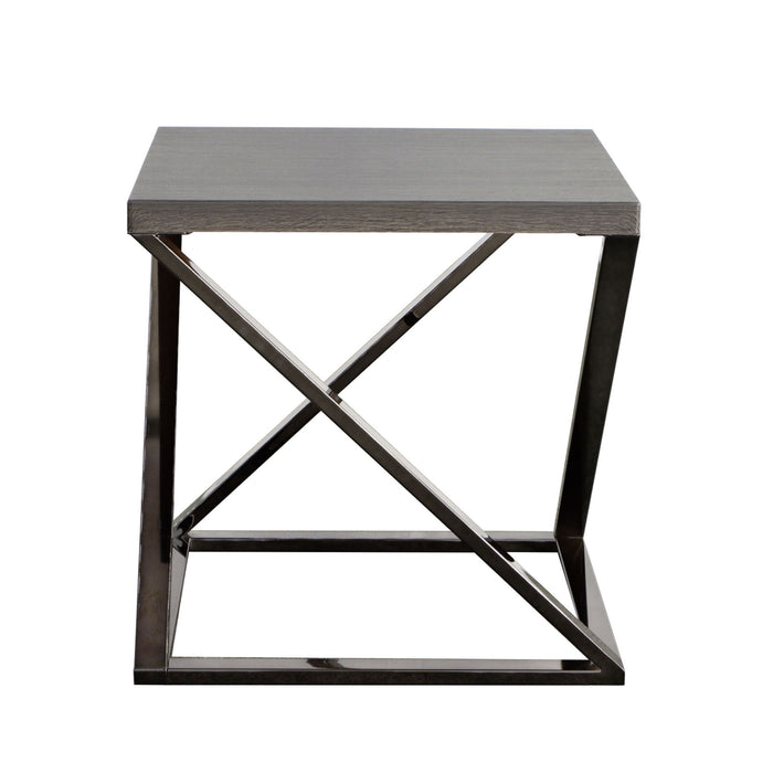 Aegean - End Table - Gray – End Tables by Steve Silver Furniture at Furniture Wholesale Plus , Nashville furniture store