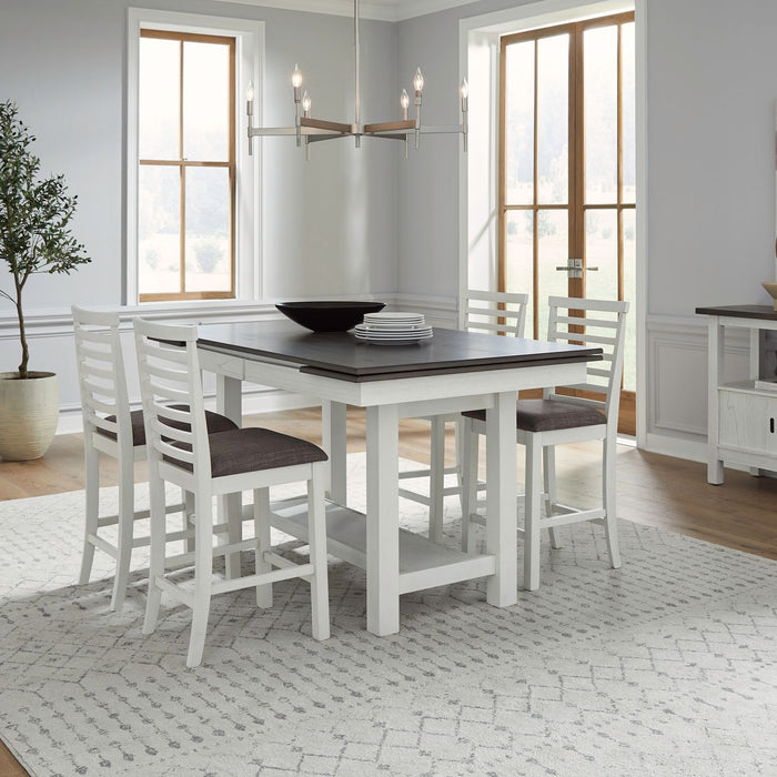 Brook Bay - Gathering Dining Room Trestle Table Set – 5 Piece Dining Room Sets by Liberty Furniture at Furniture Wholesale Plus , Nashville furniture store