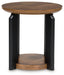 Kraeburn - Round End Table - Brown / Black – End Tables by Signature Design by Ashley® at Furniture Wholesale Plus , Nashville furniture store