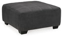 Ambee - Oversized Accent Ottoman - Slate – Accent Ottomans by Benchcraft® at Furniture Wholesale Plus , Nashville furniture store