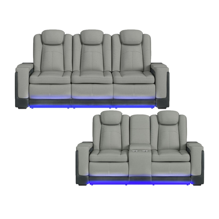 Lantana - Living Room Set - Charcoal – 3 Piece Living Room Sets by Elements International at Furniture Wholesale Plus , Nashville furniture store
