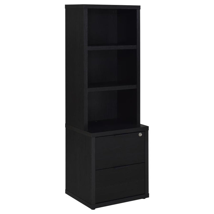 Westpark - 3-Shelf Bookcase USB And Lockable Drawer - Premium Standard Bookcases from Coaster Fine Furniture - Just $279! Shop now at Furniture Wholesale Plus  We are the best furniture store in Nashville, Hendersonville, Goodlettsville, Madison, Antioch, Mount Juliet, Lebanon, Gallatin, Springfield, Murfreesboro, Franklin, Brentwood