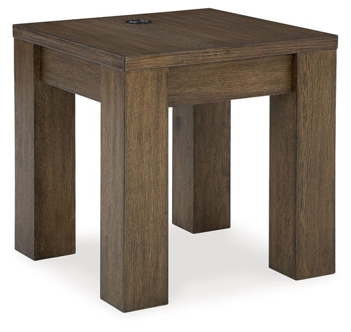 Rosswain - Square End Table - Warm Brown – End Tables by Signature Design by Ashley® at Furniture Wholesale Plus , Nashville furniture store
