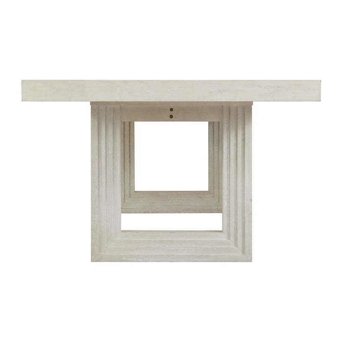 Avalanche - Rectangular Dining Table With 18" Leaf - Antique White – Dining Tables with Extensions by Elements International at Furniture Wholesale Plus , Nashville furniture store