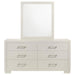 Jessica - 6-Drawer Dresser With Mirror – Dresser & Mirror by CoasterEssence at Furniture Wholesale Plus , Nashville furniture store