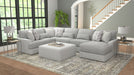 Titan - Sectional With Comfort Coil Seating, Cocktail Ottoman And Accent Pillows Included – 2 Piece Living Room Sets by Jackson at Furniture Wholesale Plus , Nashville furniture store