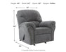 Allmaxx - Rocker Recliner - Pewter – Rocker Chairs by Benchcraft® at Furniture Wholesale Plus , Nashville furniture store