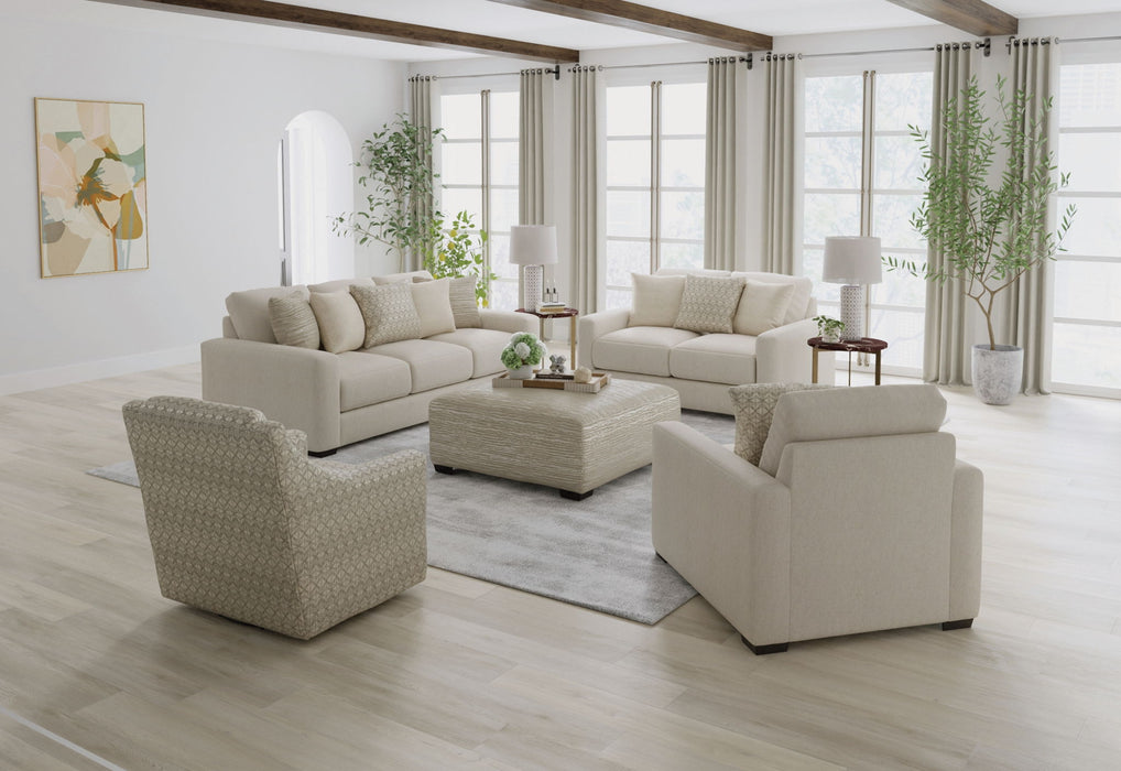 Hyde Park - Fabric Swivel Chair - Beige – Swivel Chairs by Jackson at Furniture Wholesale Plus , Nashville furniture store