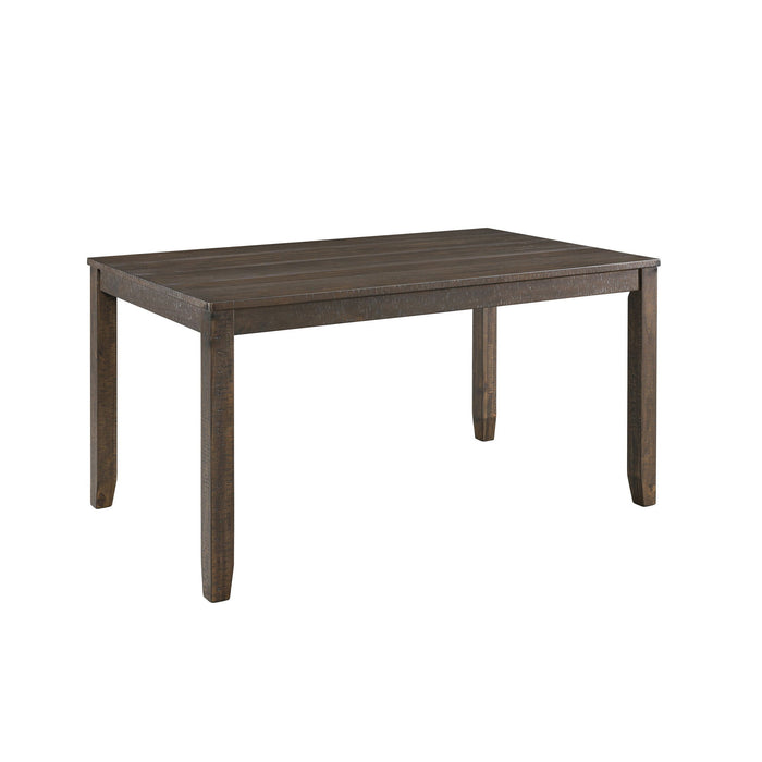 Brock - 7 Piece Dining Set (Table And Six Chairs) - Walnut – 7 Piece Dining Room Sets by Elements International at Furniture Wholesale Plus , Nashville furniture store