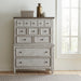 Heartland - 5 Drawer Chest - Antique White / Tobacco Tops – Accent Chests by Liberty Furniture at Furniture Wholesale Plus , Nashville furniture store