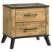 Kaywood - 2-Drawer Nightstand Bedside Table - Natural Pine – Accent Nightstands by Coaster Fine Furniture at Furniture Wholesale Plus , Nashville furniture store