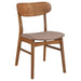 Dortch - Dining Side Chair (Set of 2) - Walnut And Brown – Chair Sets by Coaster Fine Furniture at Furniture Wholesale Plus , Nashville furniture store