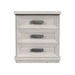 Avalanche - 3-Drawer Nightstand With USB - Antique White – Nightstands w/ Charging Stations by Elements International at Furniture Wholesale Plus , Nashville furniture store