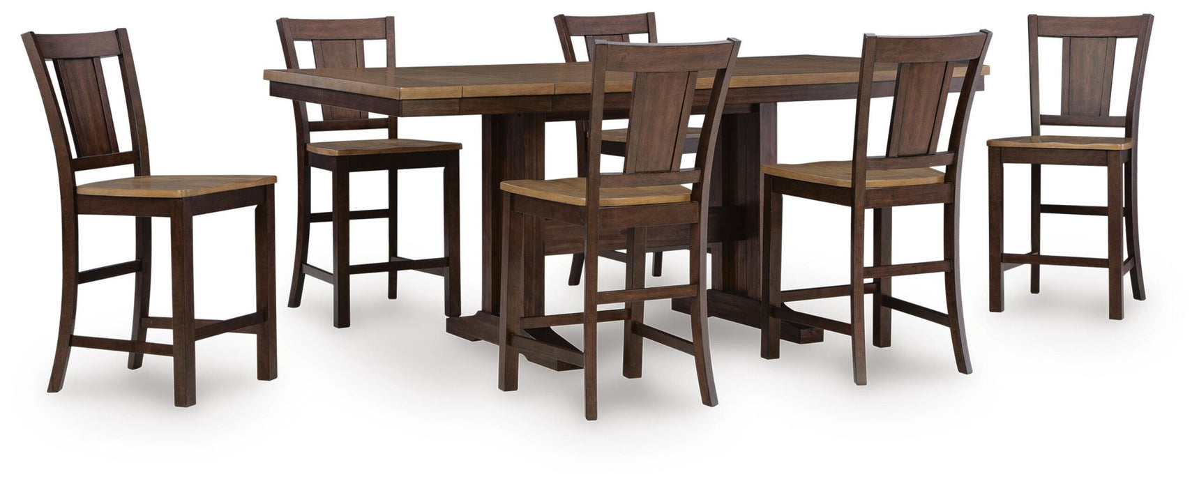 Rylandeen - Counter Height Extension Dining Table Set – 5 Piece Dining Room Sets by Signature Design by Ashley® at Furniture Wholesale Plus , Nashville furniture store