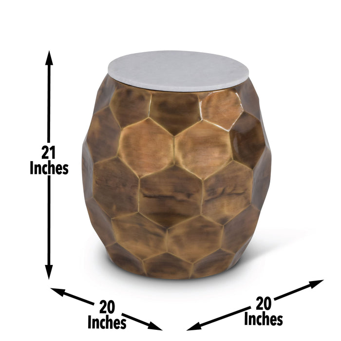 Stomp - Round End Table – End Tables by Steve Silver Furniture at Furniture Wholesale Plus , Nashville furniture store