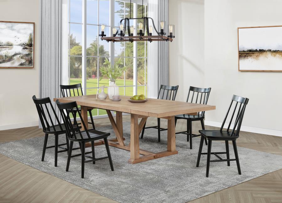 Middleton - 106" Extension Leaf Dining Set – 8 + Piece Dining Room Sets by Coaster Fine Furniture at Furniture Wholesale Plus , Nashville furniture store