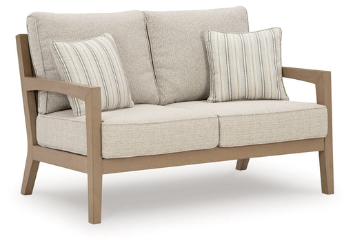 Hallow Creek - Driftwood - Loveseat With Cushion - Premium Loveseats from Signature Design by Ashley® - Just $1408! Shop now at Furniture Wholesale Plus  We are the best furniture store in Nashville, Hendersonville, Goodlettsville, Madison, Antioch, Mount Juliet, Lebanon, Gallatin, Springfield, Murfreesboro, Franklin, Brentwood