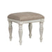 Magnolia Manor - Vanity Stool - Antique White – Vanity Stools by Liberty Furniture at Furniture Wholesale Plus , Nashville furniture store