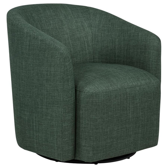 Mossbrook - Fabric Upholstered Swivel Accent Chair – Swivel Chairs by Coaster Fine Furniture at Furniture Wholesale Plus , Nashville furniture store