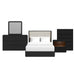 Rosalie - Upholstered Bedroom Set – 3 Piece Bedroom Sets by Elements International at Furniture Wholesale Plus , Nashville furniture store