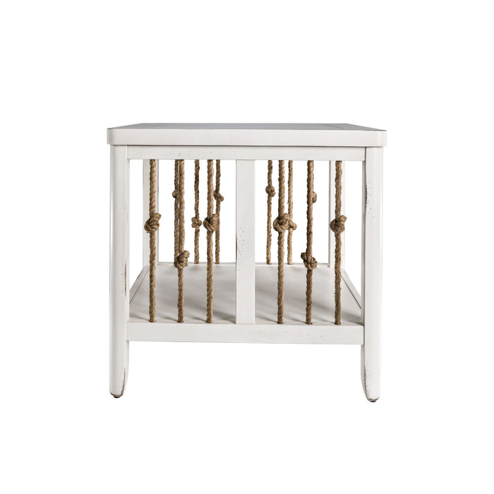 Dockside - End Table - White – End Tables by Liberty Furniture at Furniture Wholesale Plus , Nashville furniture store