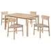 Parkridge - Wood Dining Set – 5 Piece Dining Room Sets by Coaster Fine Furniture at Furniture Wholesale Plus , Nashville furniture store