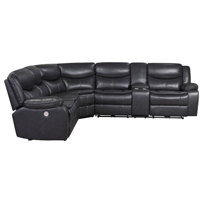 Sycamore - Upholstered Power Reclining Sectional Sofa – Reclining Sectionals by Coaster Fine Furniture at Furniture Wholesale Plus , Nashville furniture store