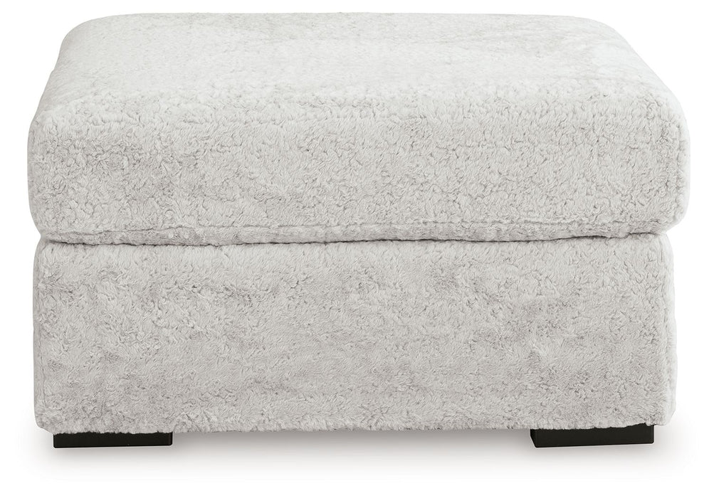 Cuddle Plush - 3 Pc. - 3-Piece Sectional, Chair And Ottoman - Arctic – 3 Piece Living Room Sets by Signature Design by Ashley® at Furniture Wholesale Plus , Nashville furniture store