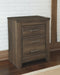 Juararo - Two Drawer Night Stand - Dark Brown – Accent Nightstands by Signature Design by Ashley® at Furniture Wholesale Plus , Nashville furniture store