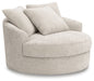 Cuddle Plush - Oversized Swivel Accent Chair - Arctic – Swivel Chairs by Signature Design by Ashley® at Furniture Wholesale Plus , Nashville furniture store