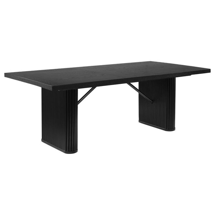 Catherine - Rectangular Wood Dining Table - Black – Dining Tables by Coaster Fine Furniture at Furniture Wholesale Plus , Nashville furniture store