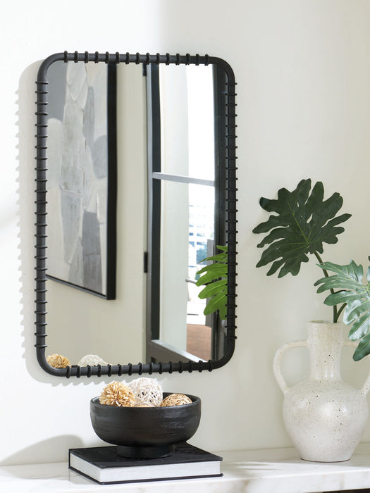 Judlow - Accent Mirror - Black – Accent Mirrors by Signature Design by Ashley® at Furniture Wholesale Plus , Nashville furniture store