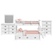 Hampton Kids - Bunk With Ladder And Trundle Bedroom Set – 3 Piece Bedroom Sets by Elements International at Furniture Wholesale Plus , Nashville furniture store