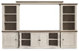 Havalance - 4 Pc. - Entertainment Center - 67" TV Stand - Brown / Beige – Entertainment Centers by Signature Design by Ashley® at Furniture Wholesale Plus , Nashville furniture store