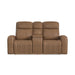 Side Kick - Loveseat With Console, Cupholders And White Led Light - Simba Saddle – Reclining Loveseats by Elements International at Furniture Wholesale Plus , Nashville furniture store
