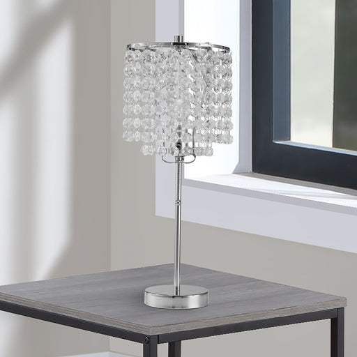 Table Lamp - Chrome - Premium Table Lamps from Crown Mark - Just $49! Shop now at Furniture Wholesale Plus  We are the best furniture store in Nashville, Hendersonville, Goodlettsville, Madison, Antioch, Mount Juliet, Lebanon, Gallatin, Springfield, Murfreesboro, Franklin, Brentwood